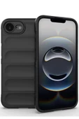 iPhone 16E Kılıf Optimum Silikon - Siyah - 1