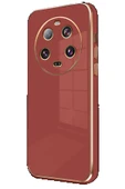 Xiaomi Mi 14 Ultra Kılıf Volet Silikon - Kırmızı - 1