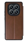 Xiaomi Redmi Note 14 Pro 4G Kılıf Flip Cover - Taba - 5