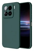Xiaomi Mi 15 Kılıf Nano içi Kadife Silikon - Koyu Yeşil - 1