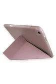 Huawei Honor Pad V9 Kılıf Kalemlikli Mars Tablet Kılıfı - Rose Gold - 2