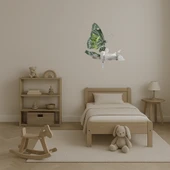 Modern Tasarımlı  Kelebek Aynalı Tablo - 2
