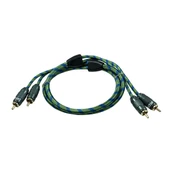 FOR-X X-1122G-1 METRE KALİTELİ PROFESYONEL-BAKIR RCA ANFİ KABLOSU - 1