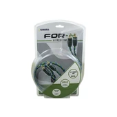 FOR-X X-1122G-1 METRE KALİTELİ PROFESYONEL-BAKIR RCA ANFİ KABLOSU - 2