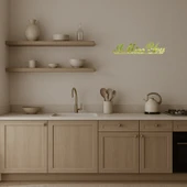 Özlem Dolu  Dekoratif Altın Aynalı Tablo - 3