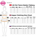 Kadın Büyük Beden Pamuk Oversize Alt Üst İkili Takım thumbnail 11