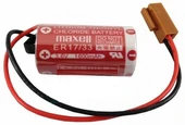 Maxell ER17/33 3.6V 2/3A Size Lithium Pil - Kahverengi Soket - 1