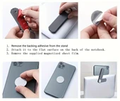 Manyetik Telefon Tutuculu Çift Ekranlı Laptop Standı thumbnail 4