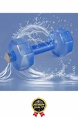 Özel Üretim Fitness Spor Okul Koşu Bpa İçermeyen Plastik Matara Günlük Mavi Dambıl Suluk 500 ml - 7