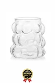 Özel Çeyiz Şeffaf İnce Şık Latte Meşrubat Kahve Çay Borosilikat Üzüm Model Bubble Bardak 180 Ml - 7