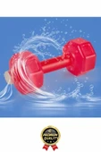 Özel Üretim Fitness Spor Okul Koşu Bpa İçermeyen Plastik Matara Günlük Pembe Dambıl Suluk 500 ml - 6