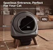 Els Pet Akıllı Kedi Tuvaleti (ELS-4073) - Otomatik Temizlik ve Koku Kontrol Teknolojisi - 2