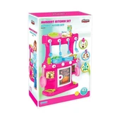 03 335 Hamarat Ayaklı Mutfak Seti Pembe thumbnail 1