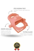 Eğlenceli Yumuşak Esnek Bpa İçermeyen Diş Çıkarma Dönemi Kaşıma Silikon Pembe Bebek Diş Kaşıyıcı - 3