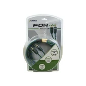 FOR-X X-1122G-2 METRE KALİTELİ PROFESYONEL-BAKIR RCA ANFİ KABLOSU - 2