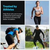 CINCOM Bacak Masaj Aleti Şişlik ve Ödem İçin Hava Kompresyon Botları - 6