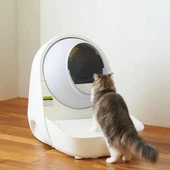 Catlink Scooper Beyaz Kedi Tuvaleti Basamağı - Litter Takibi, Ergonomik Erişim ve Geniş Depolama thumbnail 2