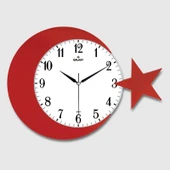 Ay Yildiz Duvar Saati 134-1 - 1