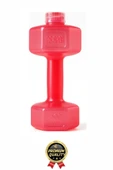 Özel Üretim Fitness Spor Okul Koşu Bpa İçermeyen Plastik Matara Günlük Pembe Dambıl Suluk 500 ml - 2