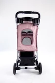 Zampa Favorite Pembe Kedi Köpek Arabası - Katlanabilir, Süspansiyonlu Tekerlekli, 15 KG - 5