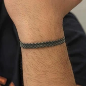 Supertrend Gümüş Kazaziye Örgü Bileklik thumbnail 3