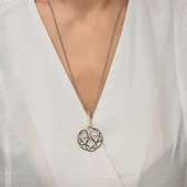 Supertrend Gümüş Kazaziye Örgü Kadın Kolye thumbnail 5