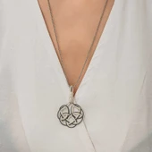 Supertrend Gümüş Kazaziye Örgü Kadın Kolye thumbnail 4