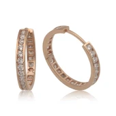 Supertrend Gümüş Zirkon Taşlı Halka Kadın Küpe thumbnail 1