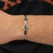 Supertrend Gümüş Kazaziye Örgü Bileklik thumbnail 2