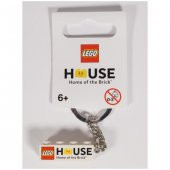 The LEGO House 2x4 brick Keychain 853712 - 1