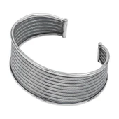 Supertrend Gümüş Eskitme Desenli Kadın Bilezik thumbnail 3