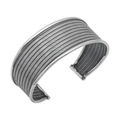 Supertrend Gümüş Eskitme Desenli Kadın Bilezik thumbnail 1