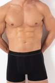 TOPCLASSIC 5'li Siyah Erkek Boxer - Bambu & Pamuk Karışımı - Yumuşak Kumaş & Ter Emici - 2