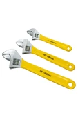 dorf 3'lü Kurbağacık Seti İngiliz Anahtar Seti Ayarlanabilir Anahtar Kaliteli 300mm - 250mm - 200mm thumbnail 1
