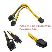 PrimeX PX-4302-8 8 pin to 2x8 Pin PSU Ekran Kartı Güç Çevirici Kablo - 2