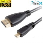 PrimeX PX-1121-5 Micro HDMI to HDMI 5 Metre 1080P FullHD Kablo - 4