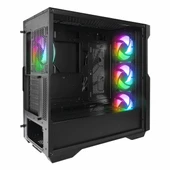 Rampage Cruiser V1 USB 3.2 RGB eATX Mid Tower Siyah Kasa thumbnail 6