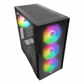 Rampage Cruiser V1 USB 3.2 RGB eATX Mid Tower Siyah Kasa thumbnail 3