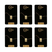 Gekas Kuyumculuk ARD 1 gr 24 Ayar Külçe Altın 6 Adet - 1