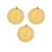 Gekas Kuyumculuk Eski Kulplu Ziynet Çeyrek Altın 3 Adet - 1