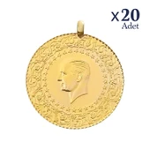 Gekas Kuyumculuk Eski Kulplu Ziynet Tam Altın 20 Adet - 1