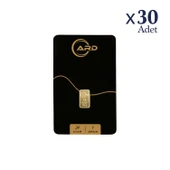 Gekas Kuyumculuk ARD 24 Ayar 30 Adet 1 gr Külçe Altın thumbnail 1