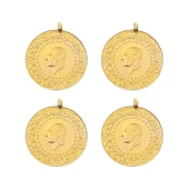 Gekas Kuyumculuk Eski Kulplu Ziynet Tam Altın 4 Adet - 1