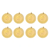 Gekas Kuyumculuk Eski Kulplu Ziynet Yarım Altın 8 Adet - 1