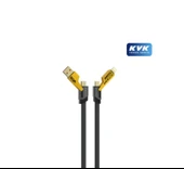 Rova RV-KB221 4in1 Arada Dönüştürücülü Örgülü Şarj ve Veri Kablosu – Usb/Type-C/Lightning 65W PD Hızlı Şarj - 1