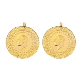 Gekas Kuyumculuk Yeni Kulplu Ziynet Tam Altın 2 Adet - 1