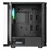 Rampage Prolix Black 650W 80+ White USB 3.2 ARGB ATX Mid Tower Siyah Kasa thumbnail 4