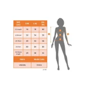 Lucky Life Kadın Omuzlardan Açık Sıfır Yaka Asimetrik Kesim Detay Viskon Bluz - 8