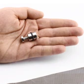 O-RİNGLİ Metal Cam Raf Tutucu (10 Adet) Krom 90-2503-01 Oringli Contalı Vidalı Metal Tutamak thumbnail 3