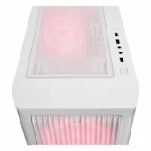 Rampage Prolix White 650W 80+ White USB 3.2 ARGB ATX Mid Tower Beyaz Kasa thumbnail 3
